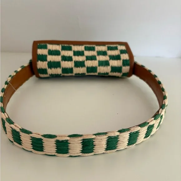 NWOT Anthropologie The Fiona Shoulder Bag: Raffia Edition - Picture 9 of 14